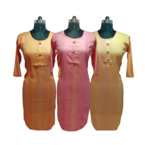 Women Casual Wear Cotton Kurta